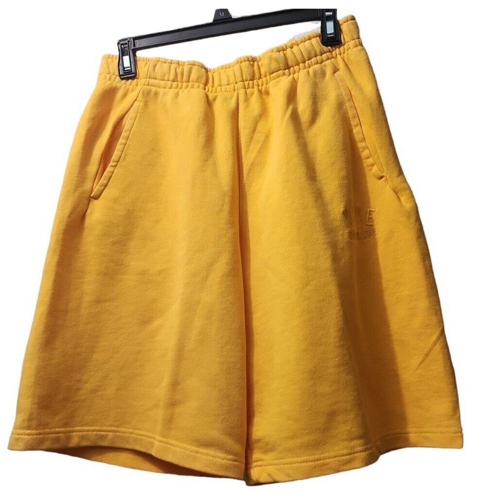 Nike Athletic Dept Shorts Embroidered Logo Sweat Shorts‎ Casual Yellow